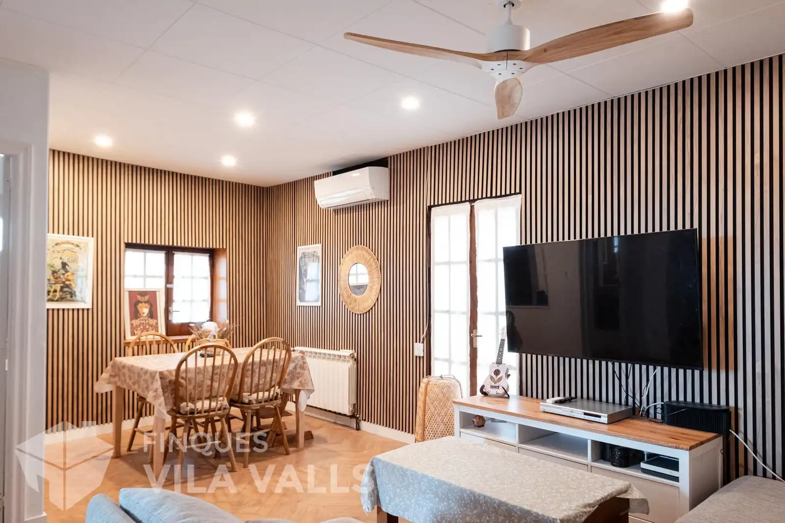 Dining room of Flat for sale in Lliçà d'Amunt  with Air Conditioner, Heating and Private garden