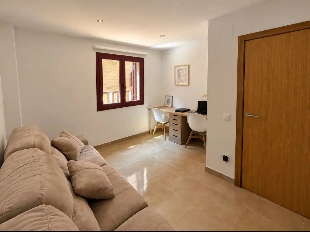 Sala d'estar de Casa o xalet en venda en Begues amb Aire condicionat, Terrassa i Balcó