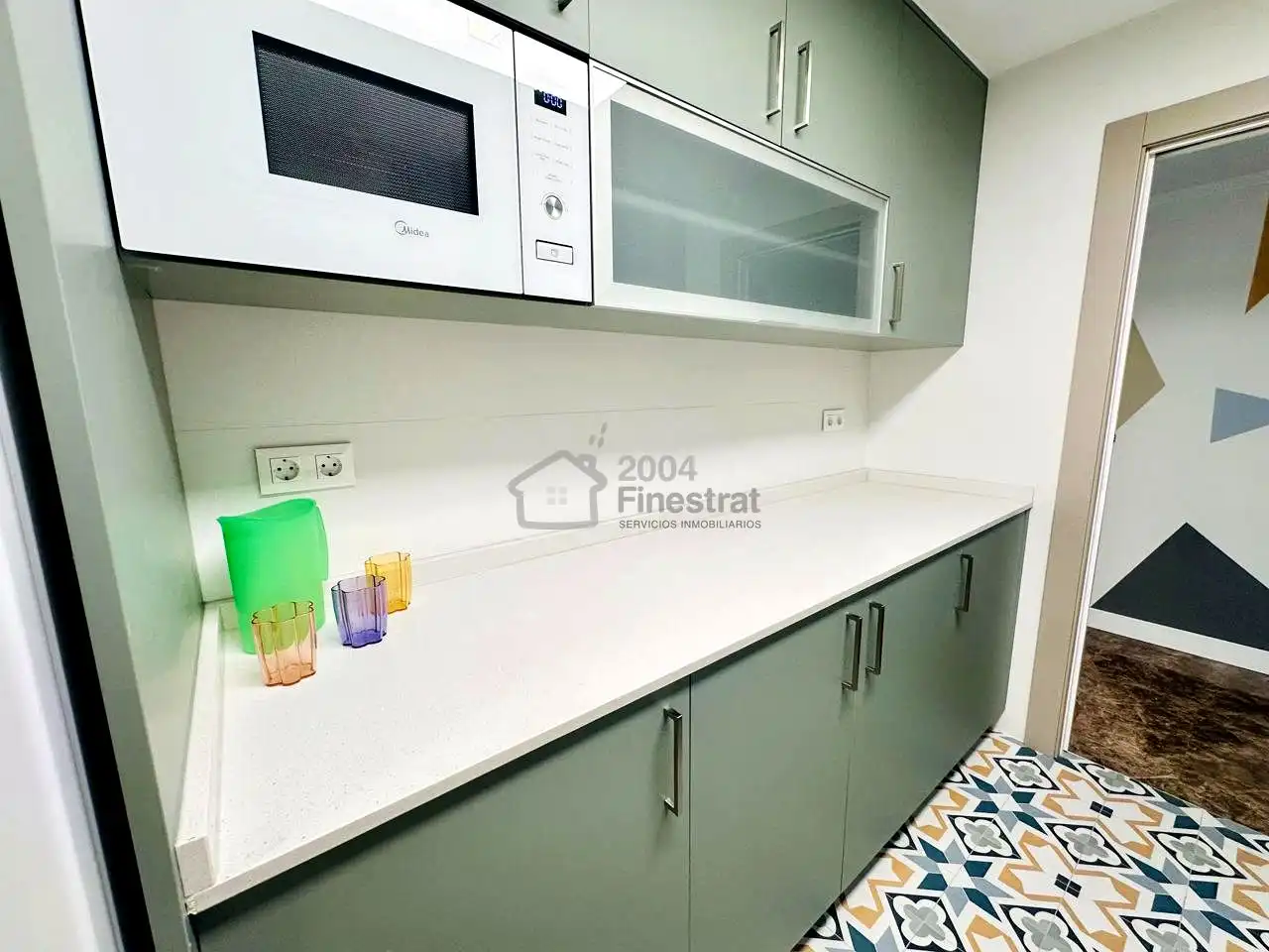 Kitchen of Flat for rent in Benidorm  with Terrace, Furnished and Community pool
