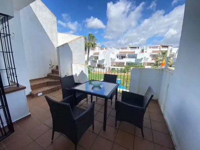 Terraza de Apartamento de alquiler en Islantilla con Aire acondicionado, Calefacción y Terraza