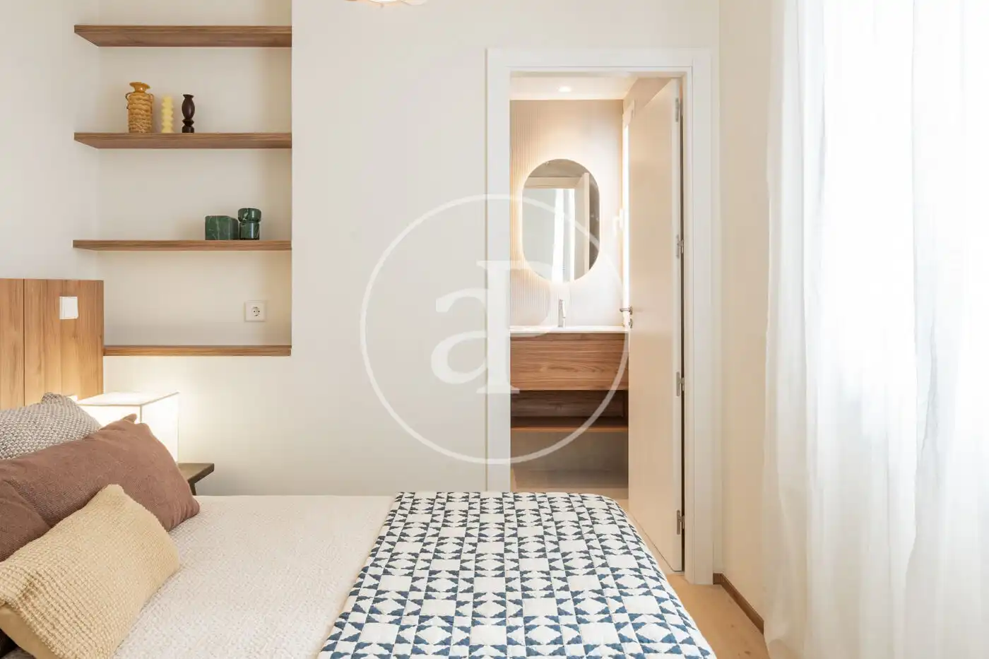 Bedroom of Flat for sale in Madrid  with Air Conditioner and Heating