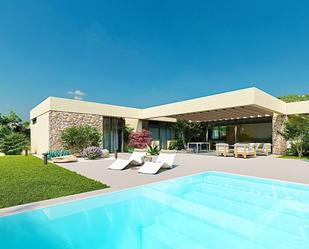 Swimming pool of House or chalet for sale in  Murcia Capital  with Air Conditioner, Heating and Private garden