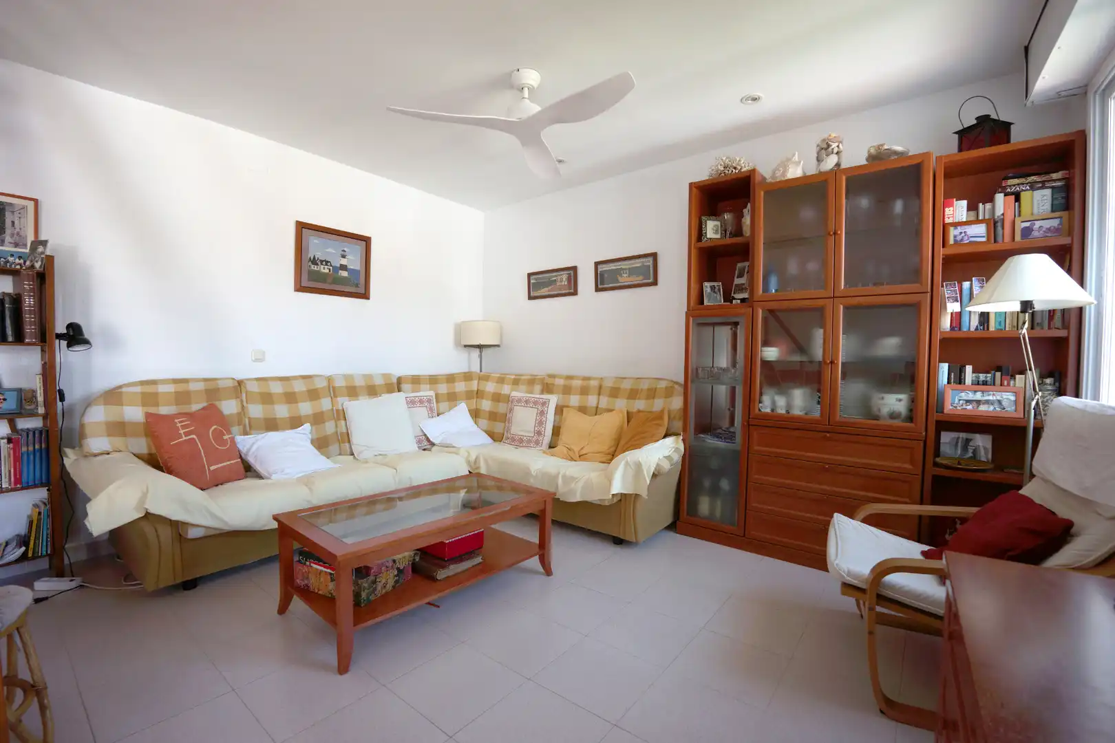 Wohnzimmer von Maisonette zum Verkauf in Sant Feliu de Guíxols mit Klimaanlage und Terrasse