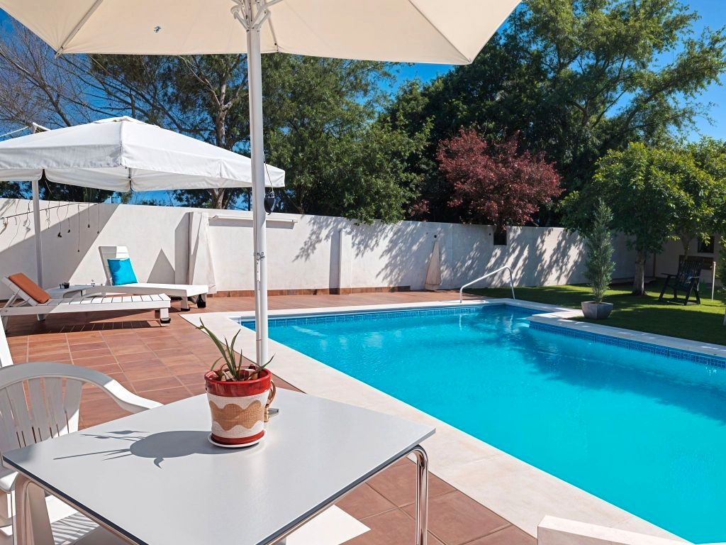 Schwimmbecken von Country house zum verkauf in Montijo mit Privatgarten, Schwimmbad und Möbliert