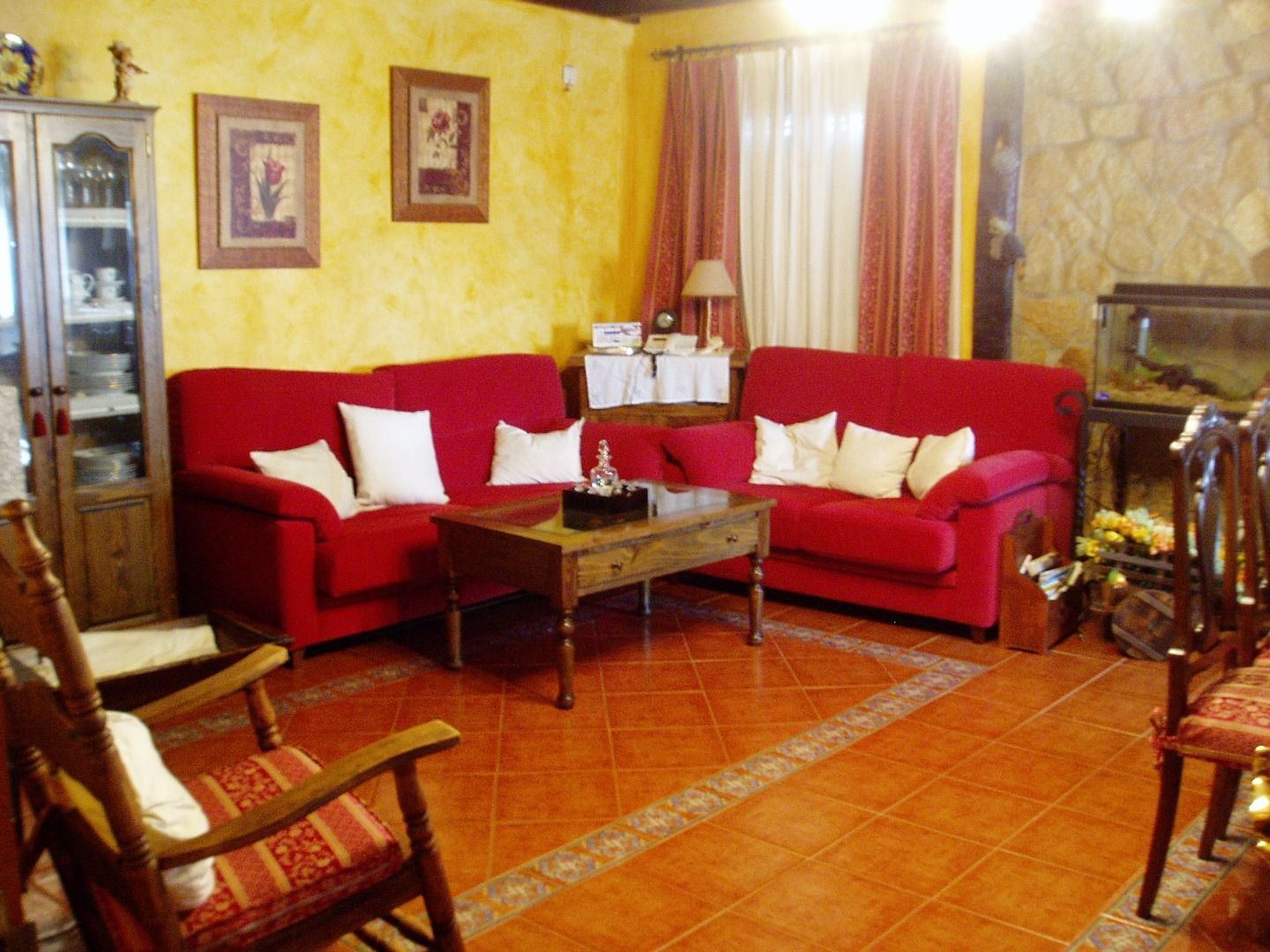 Sala d'estar de Casa o xalet en venda en Martinamor amb Jardí privat, Terrassa i Balcó