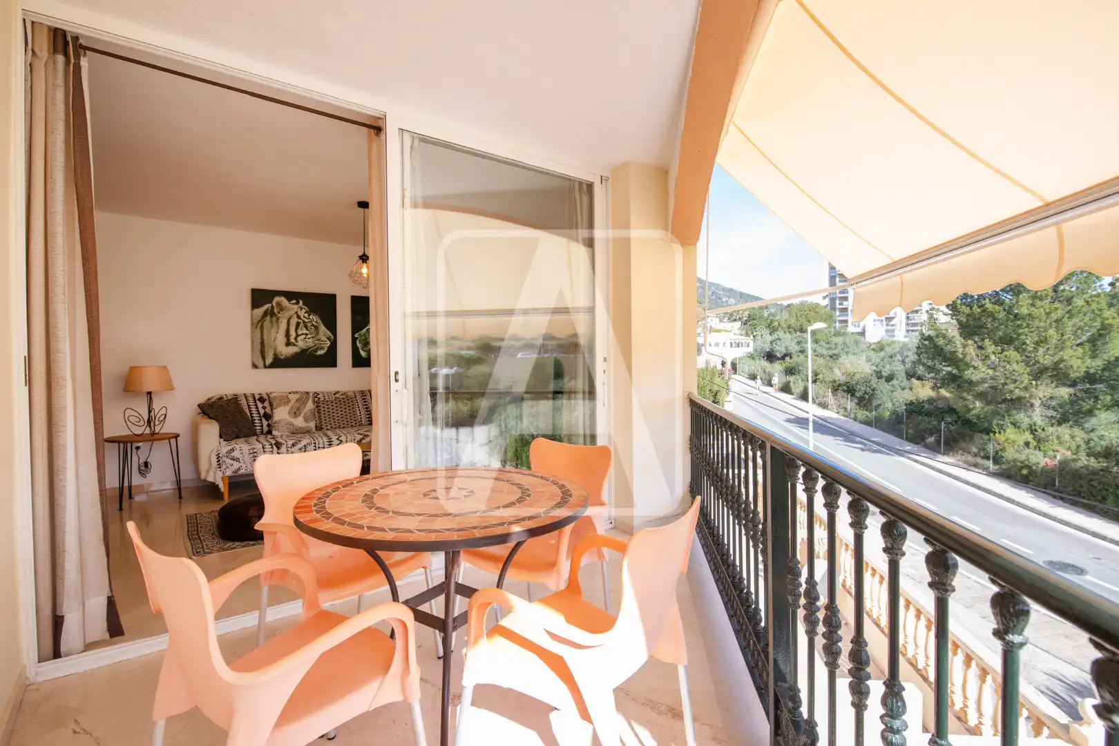 Terrassa de Apartament en venda en Calpe / Calp amb Aire condicionat, Terrassa i Traster