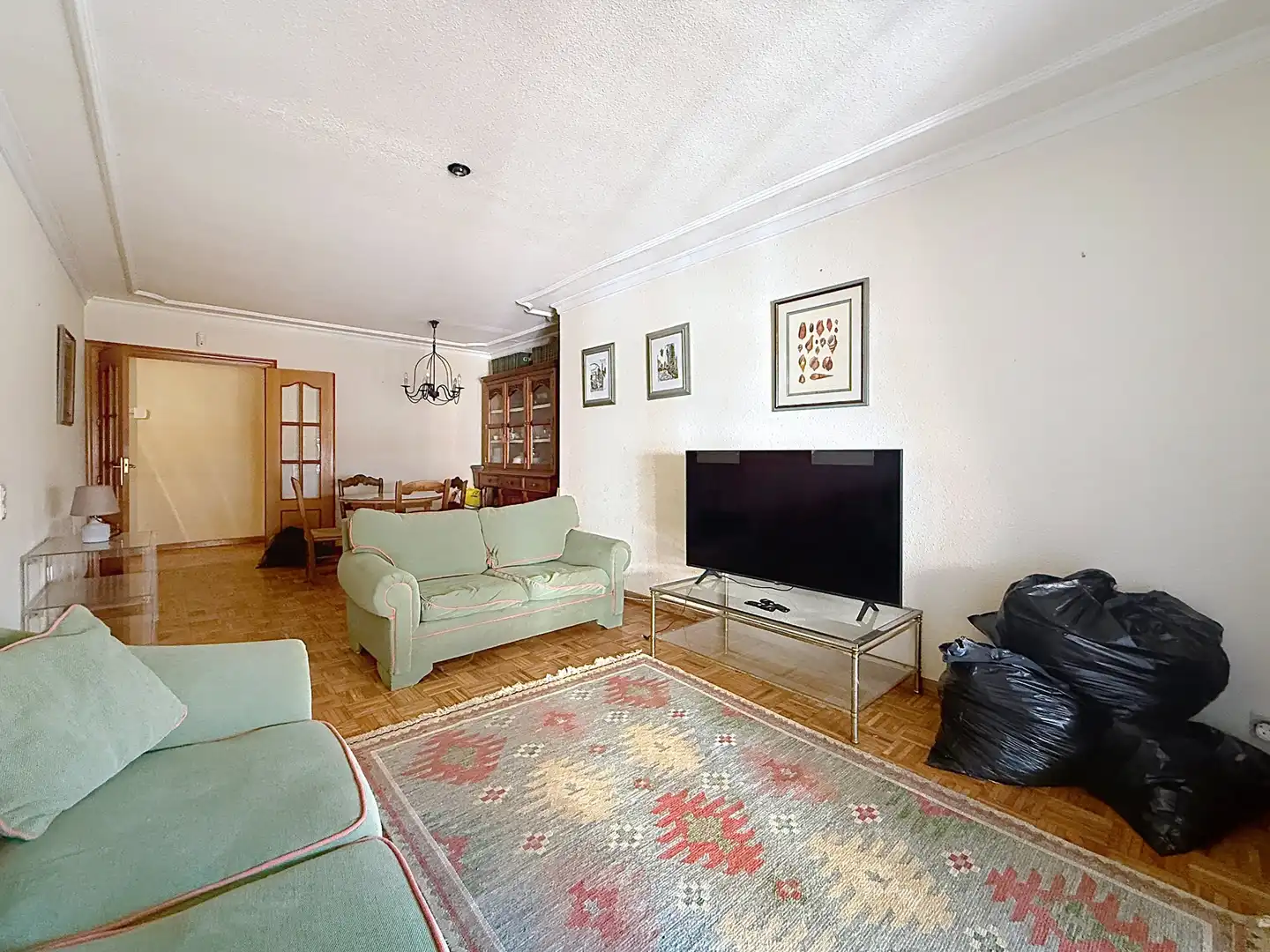 Sala de estar de Piso en venta en Málaga con Aire acondicionado, Terraza y Amueblado