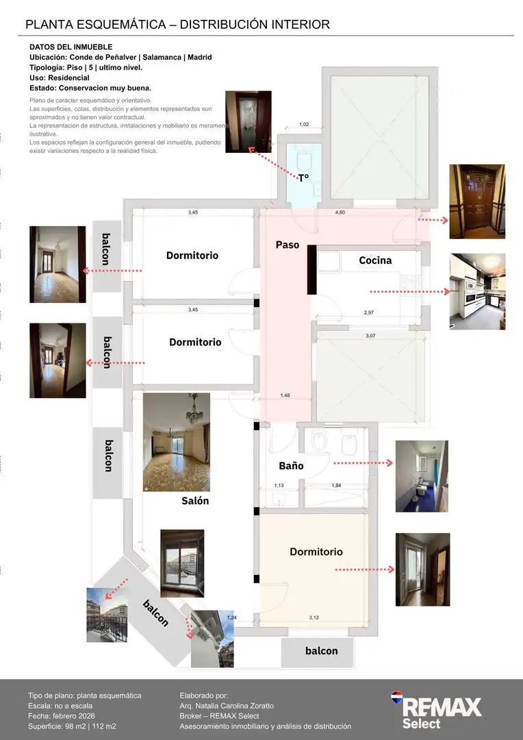 Piso en venta en Madrid con Aire acondicionado, Calefacción y Parquet