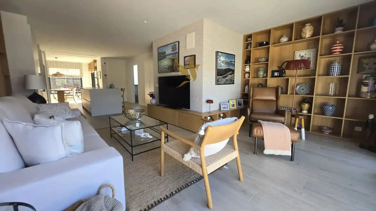 Sala de estar de Casa o chalet en venta en Sitges con Aire acondicionado, Terraza y Piscina