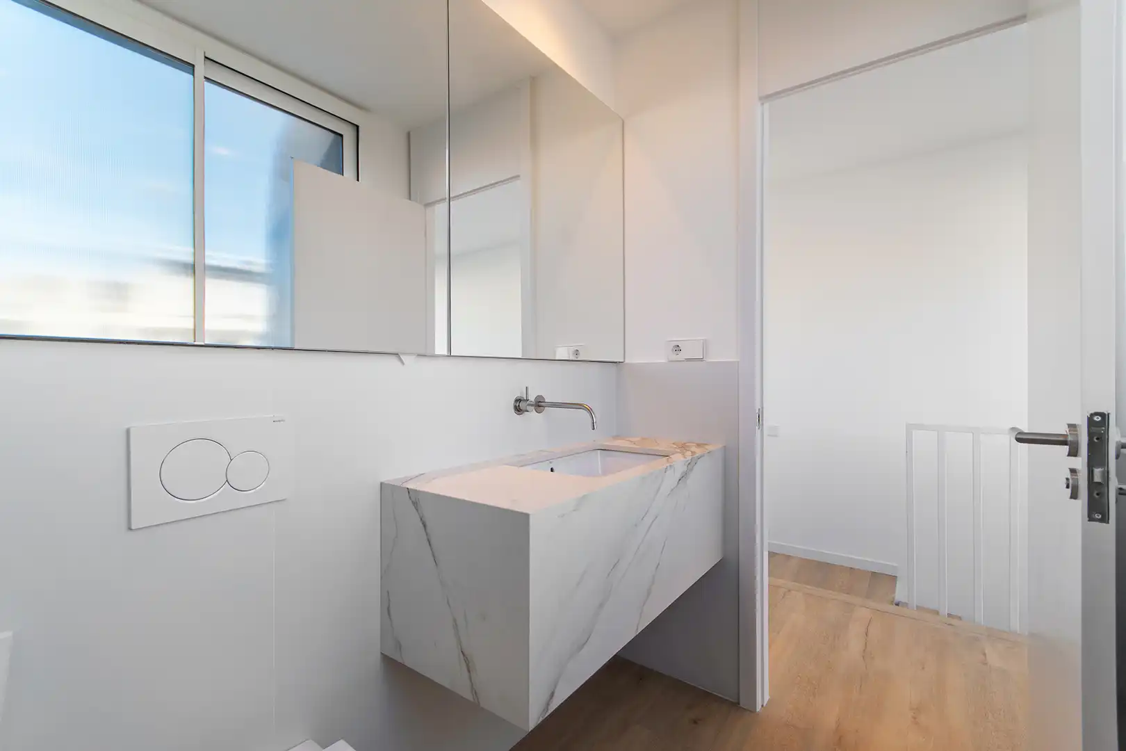 Baño de Casa o chalet en venta en Badalona con Aire acondicionado, Terraza y Horno