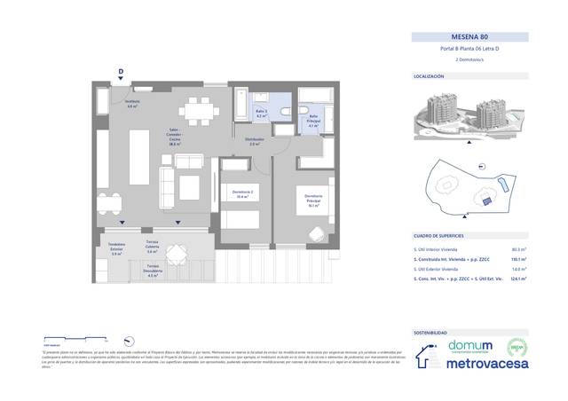 Piso en Venta en Mesena, 80B en Pinar del Rey