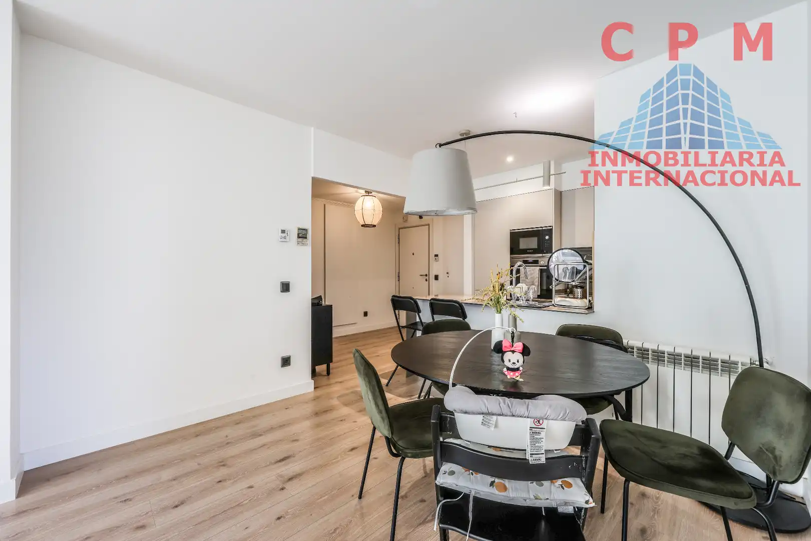 Dining room of Flat for rent in Madrid  with Air Conditioner, Heating and Parquet flooring
