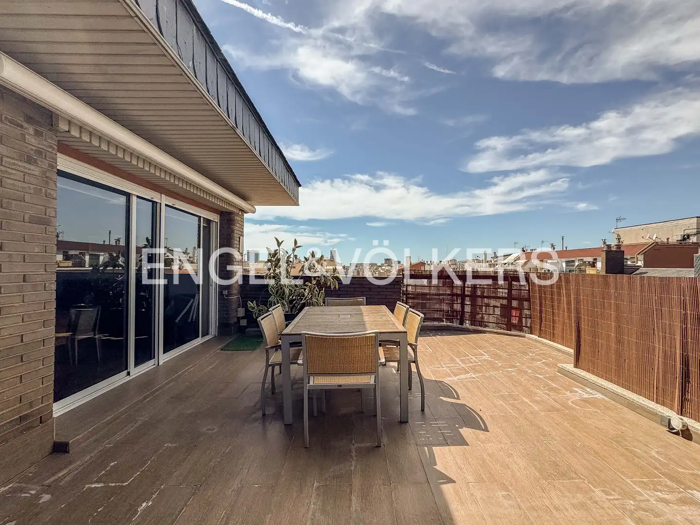 Terraza de Ático de alquiler en Barcelona con Aire acondicionado, Calefacción y Parquet