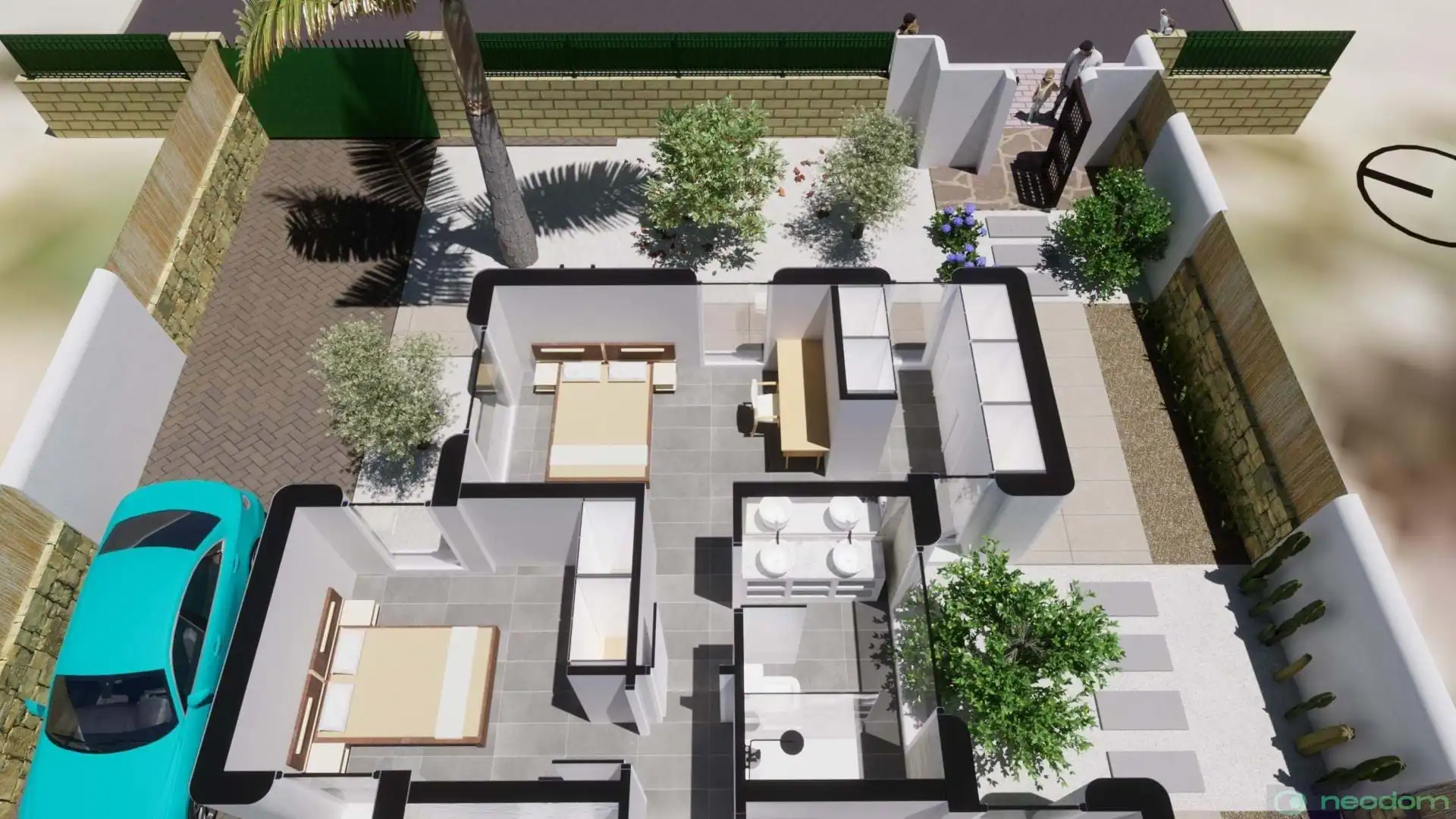 Jardín de Casa o chalet en venta en Pueblo - Urbanizaciones