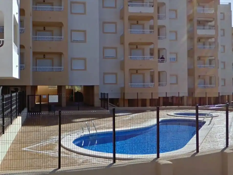 Schwimmbecken von Wohnung zum Verkauf in Cartagena mit Klimaanlage, Terrasse und Gemeinschaftspool