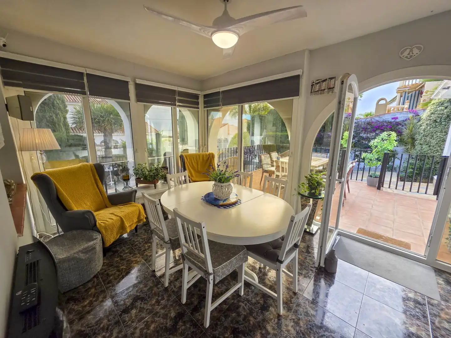 Dining room of Houses for sale in Manilva  with Air Conditioner, Private garden and Terrace