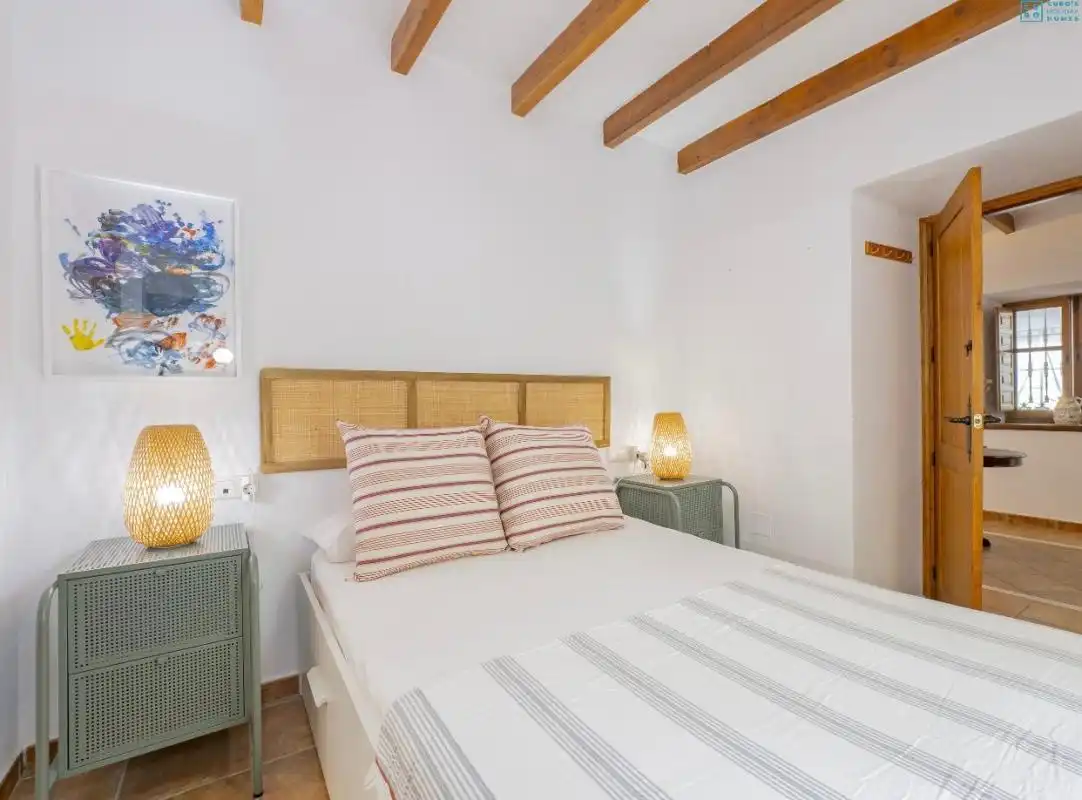 Dormitori de Finca rústica de lloguer en Alhaurín El Grande amb Aire condicionat, Calefacció i Jardí privat
