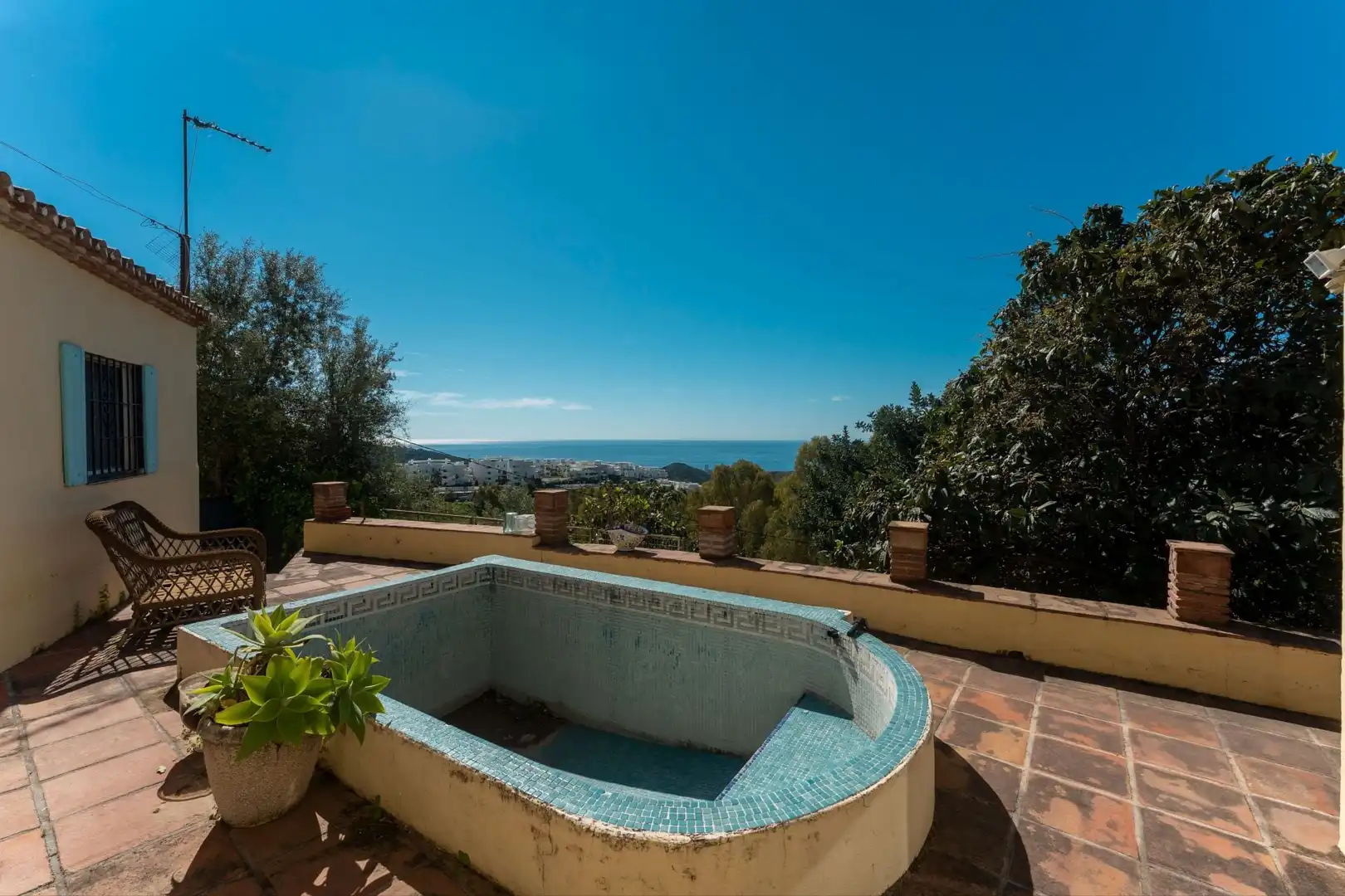 Terraza de Finca rústica en venta en Ojén con Trastero y Piscina