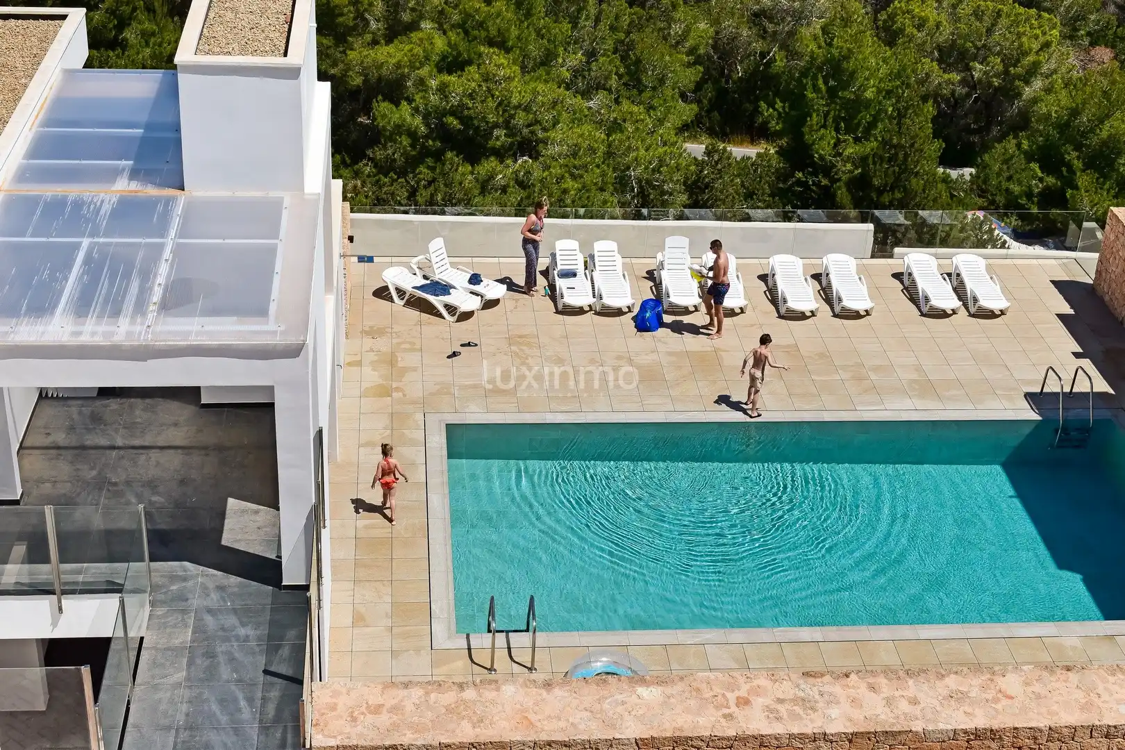 Piscina de Ático en venta en Sant Josep de sa Talaia con Aire acondicionado, Calefacción y Jardín privado