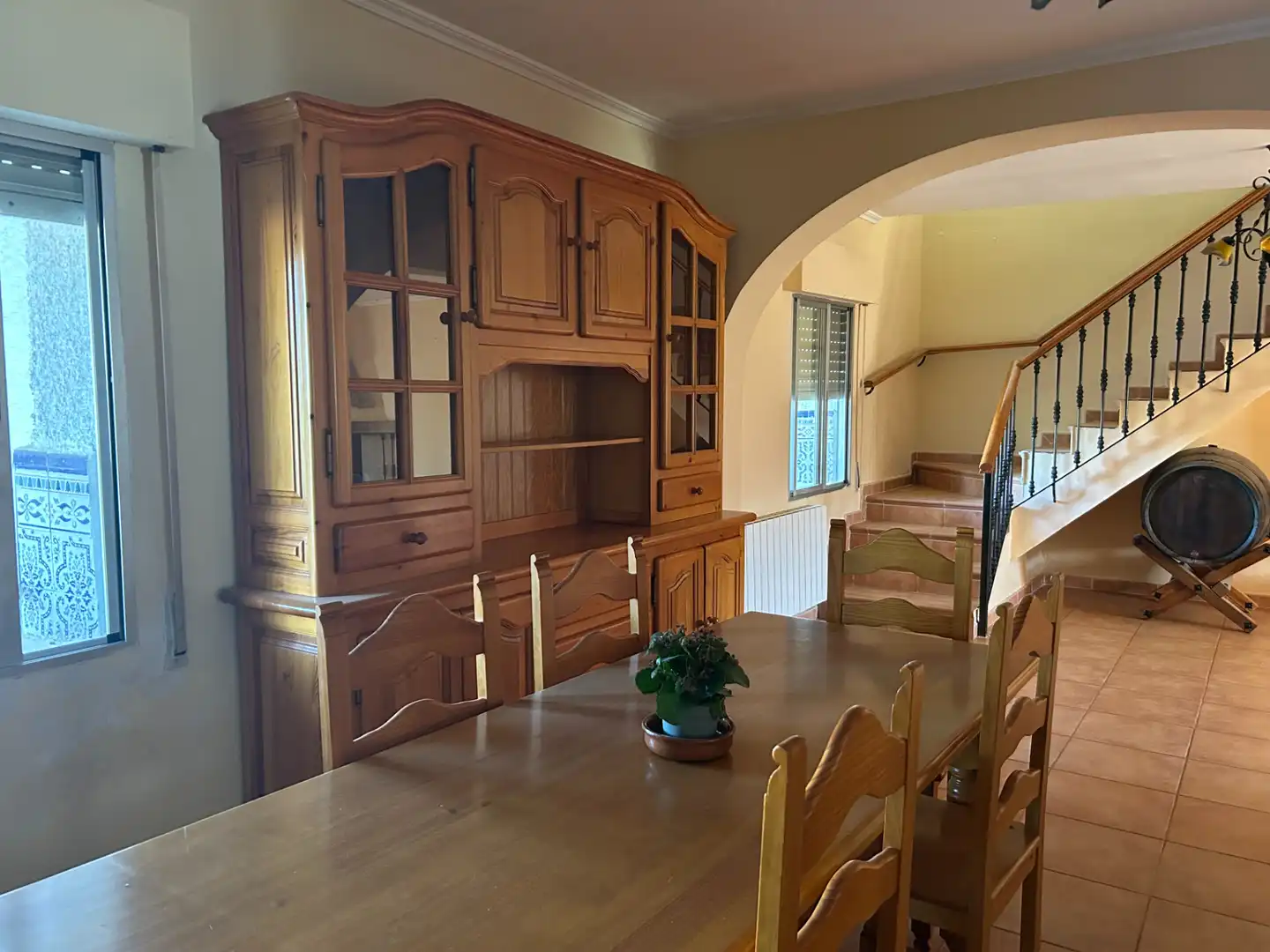 Comedor de Finca rústica en venta en Navas del Rey con Calefacción, Jardín privado y Terraza