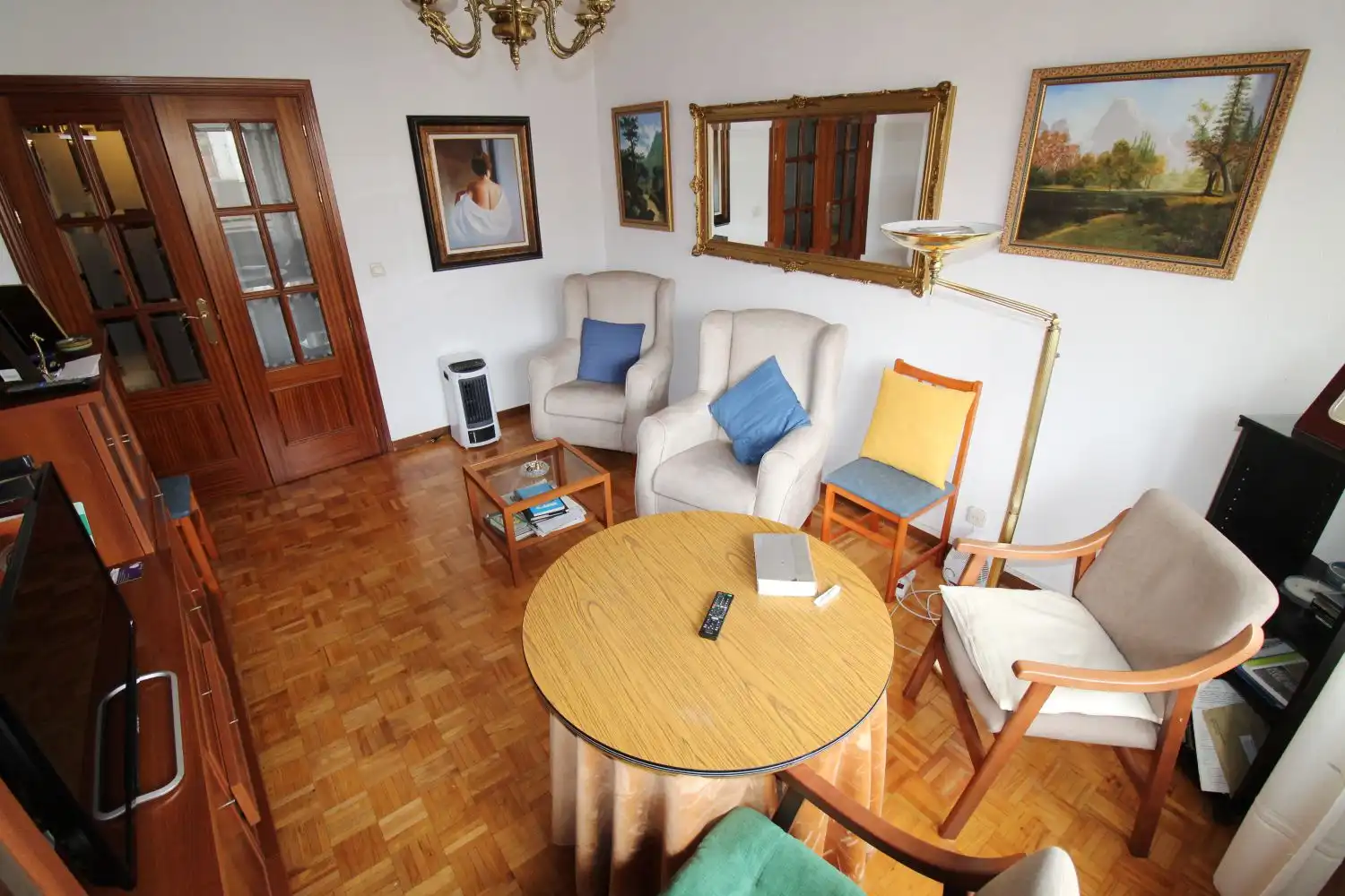 Sala de estar de Piso en venta en Ciudad Real con Aire acondicionado, Calefacción y Parquet