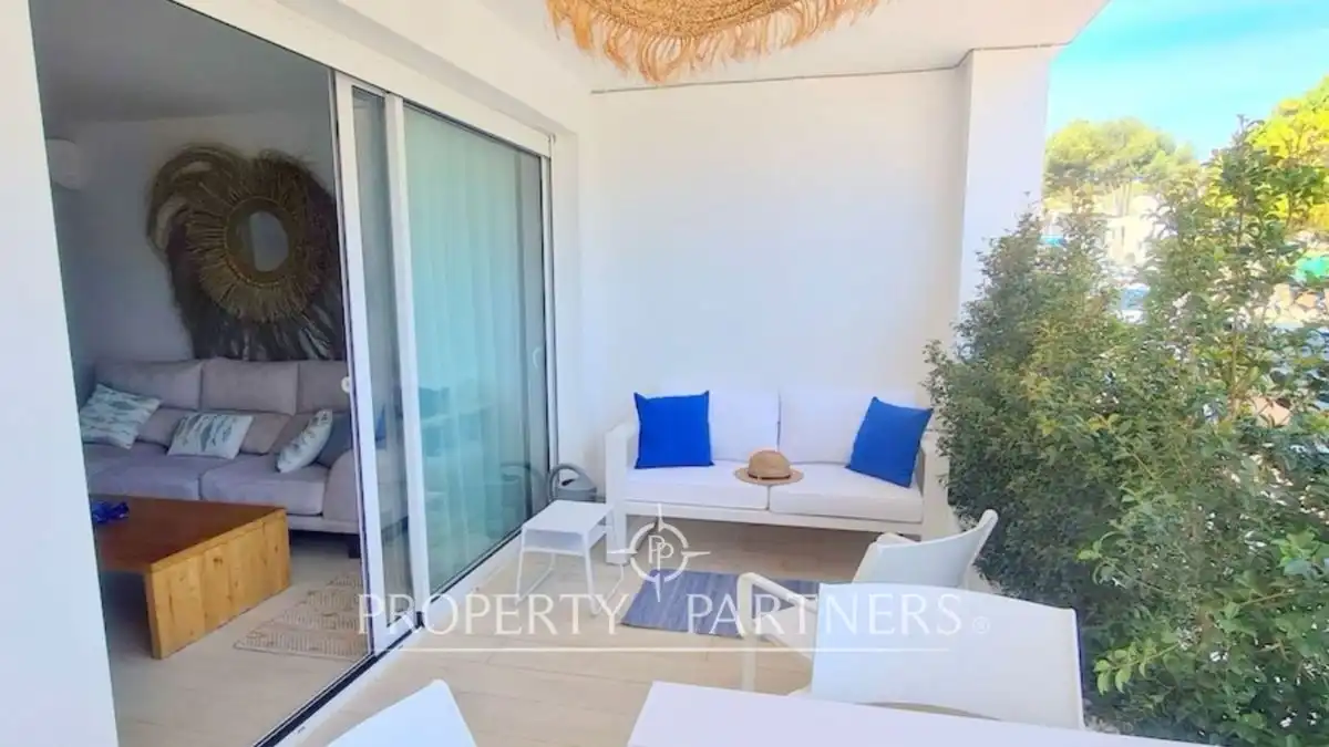 Terraza de Apartamento en venta en Moraira con Aire acondicionado, Terraza y Amueblado
