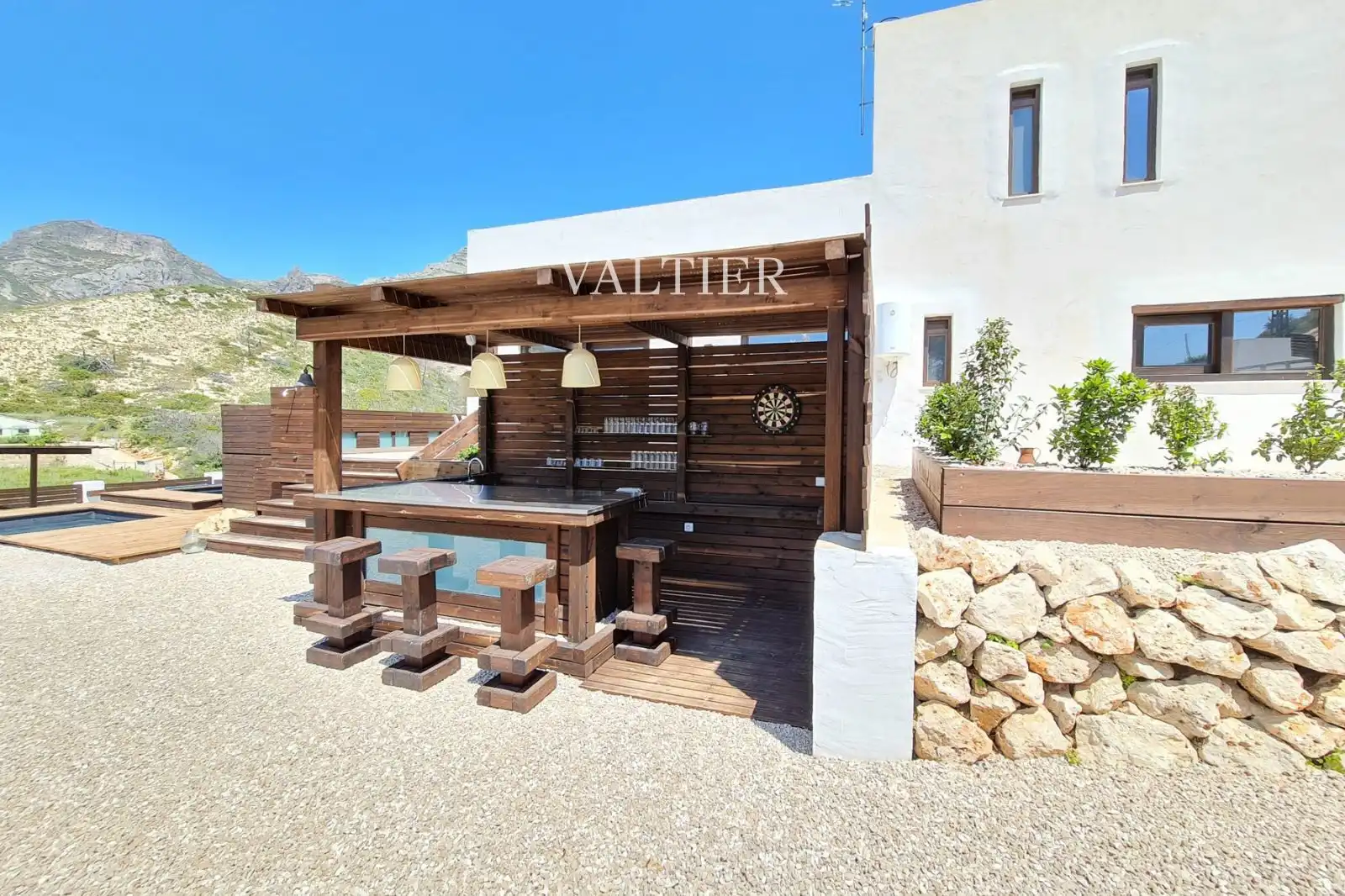 Terrassa de Casa o xalet en venda en Gandia amb Aire condicionat, Piscina i Moblat