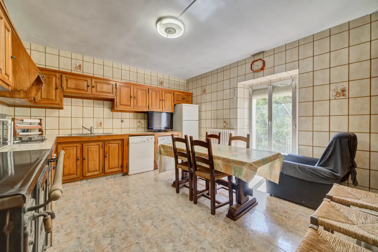 Cocina de Casa o chalet en venta en Pueyo / Puiu con Calefacción, Jardín privado y Terraza