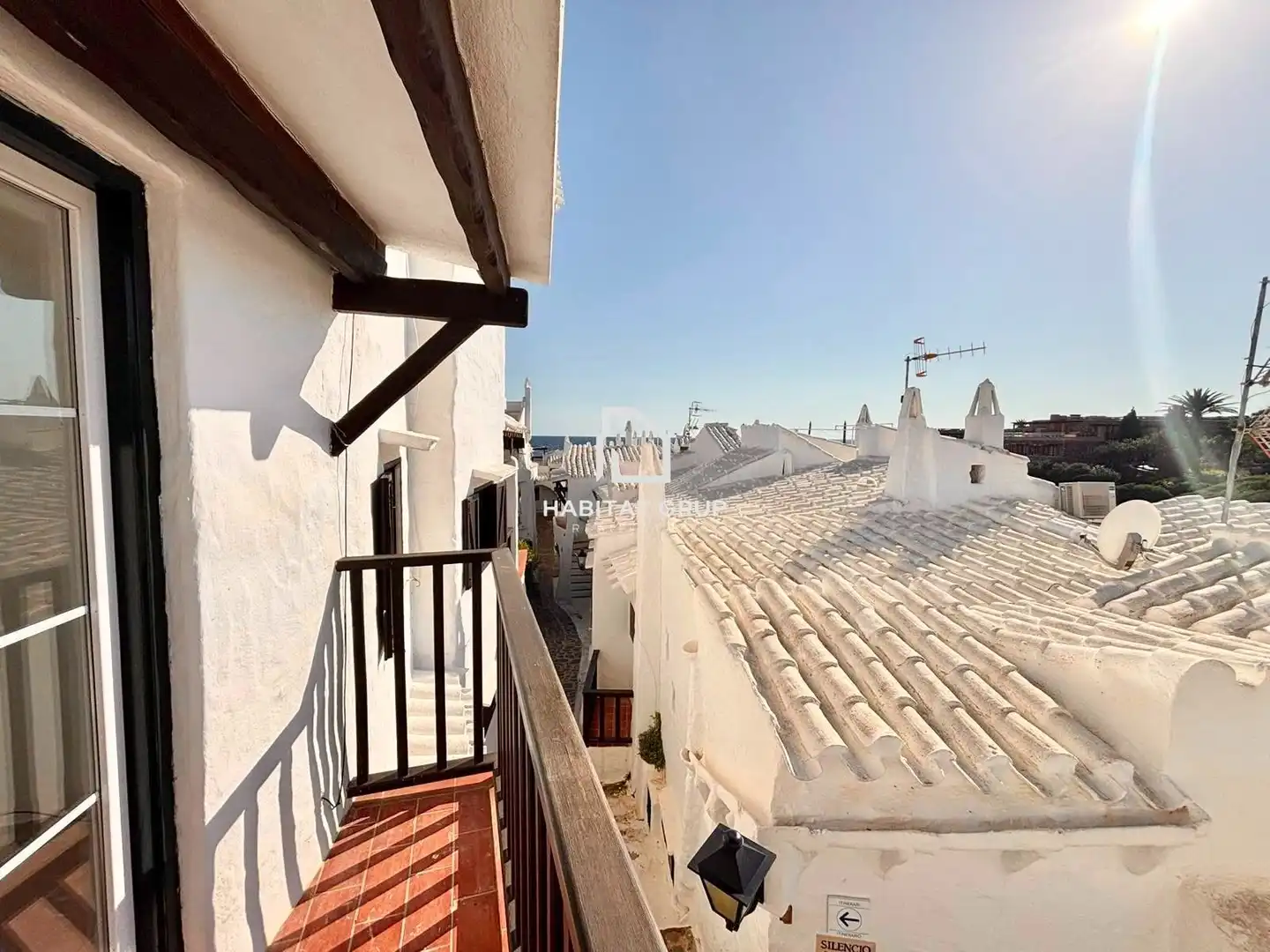 Balcony of Flat for sale in Sant Lluís  with Heating and Private garden