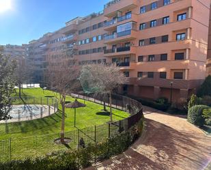 Exterior view of Flat for sale in Rivas-Vaciamadrid  with Heating, Private garden and Terrace