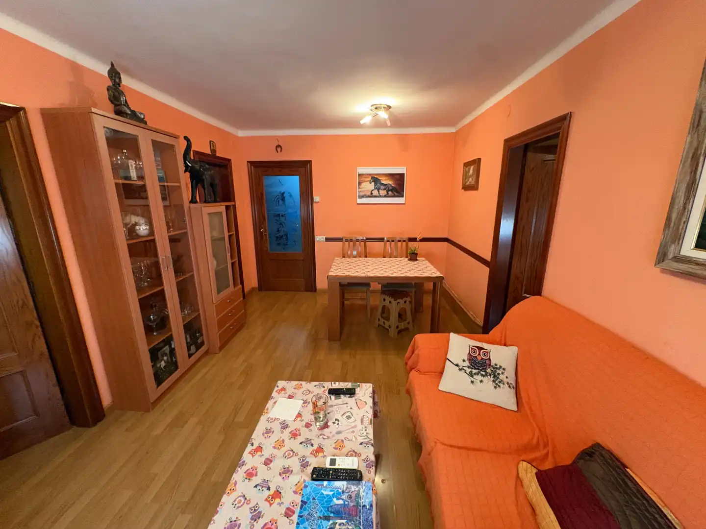 Sala de estar de Piso en venta en Mollet del Vallès con Calefacción y Amueblado