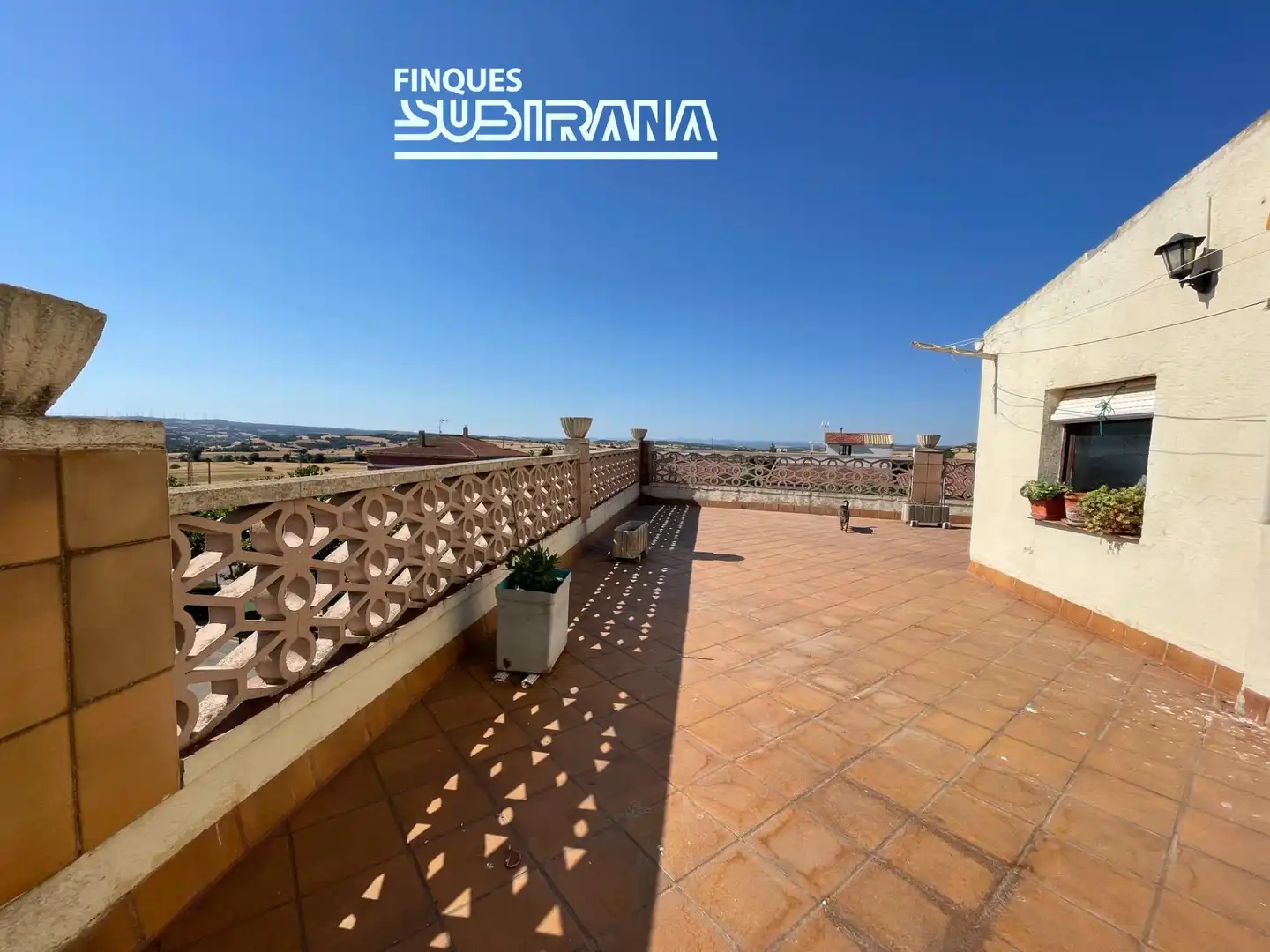 Vista exterior de Casa o xalet en venda en Calaf amb Calefacció i Terrassa