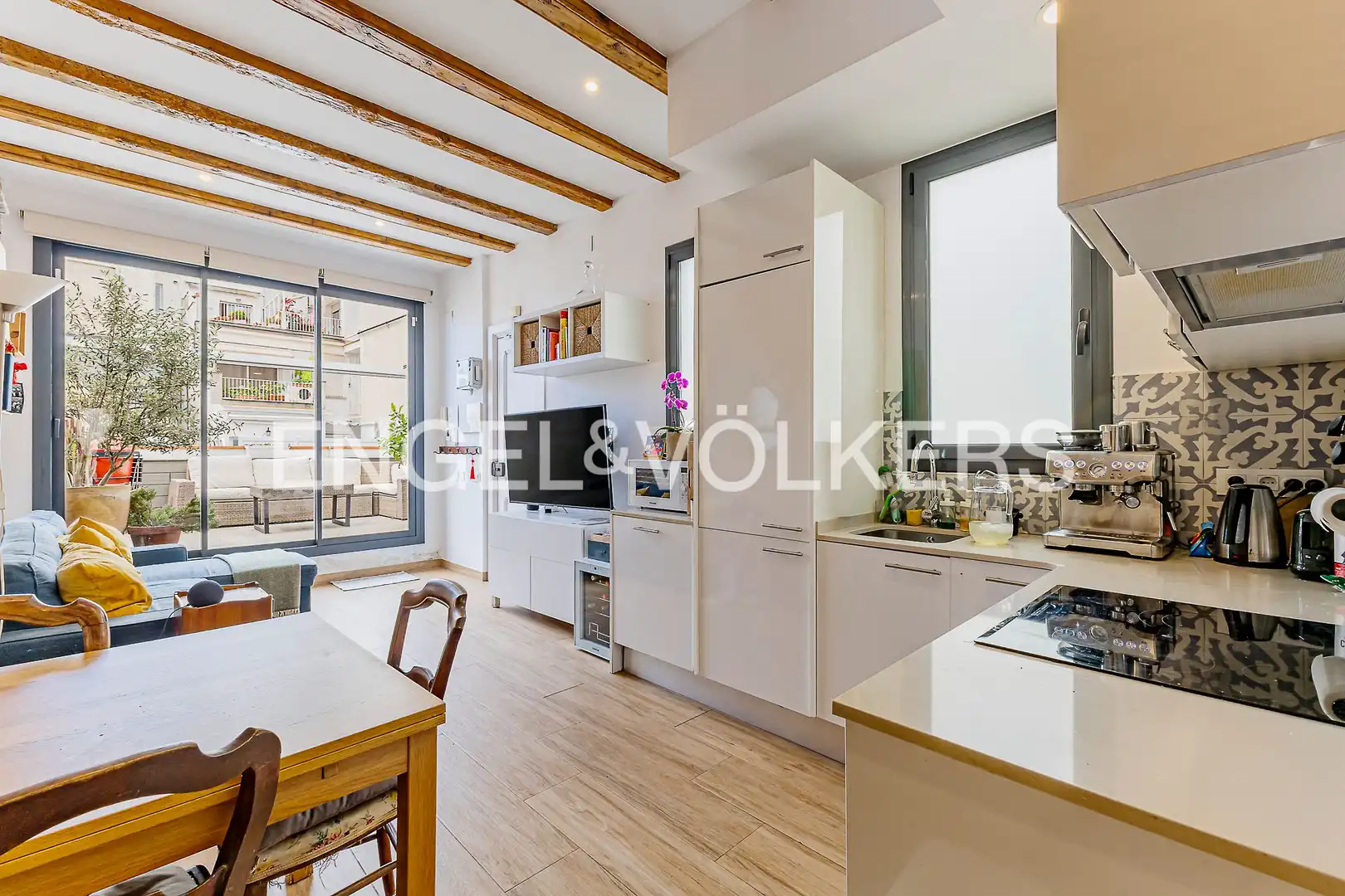 Cocina de Ático en venta en Barcelona con Aire acondicionado, Calefacción y Parquet