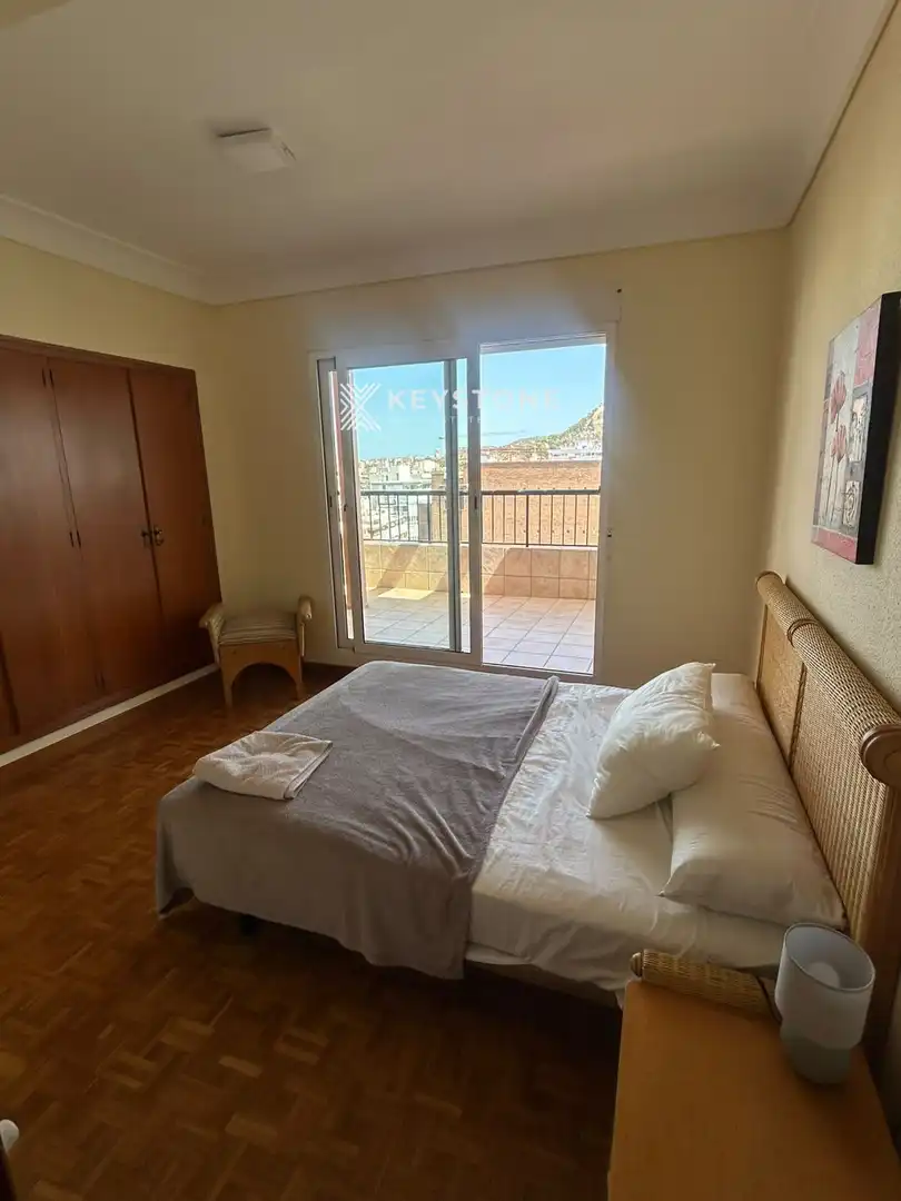 Schlafzimmer von Wohnung zur Miete in Alicante / Alacant mit Klimaanlage, Heizung und Terrasse