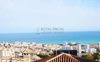 Exterior view of Single-family semi-detached for sale in Benalmádena  with Air Conditioner and Terrace