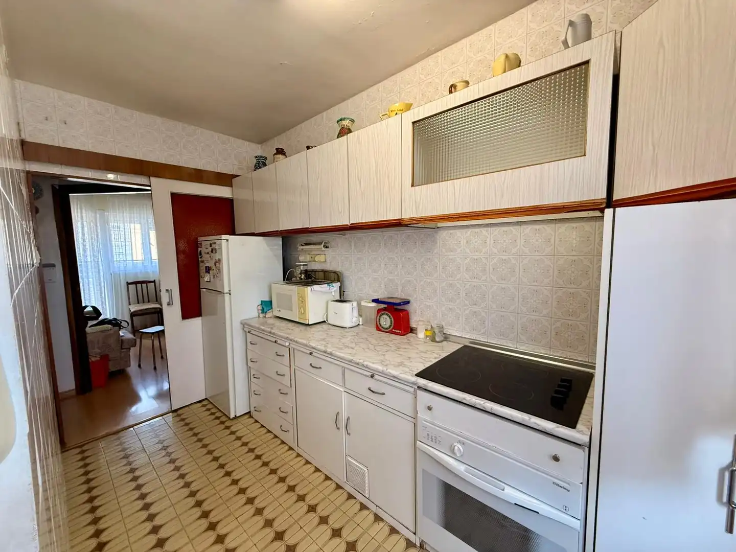 Kitchen of Flat for sale in Madrid  with Heating, Terrace and Furnished