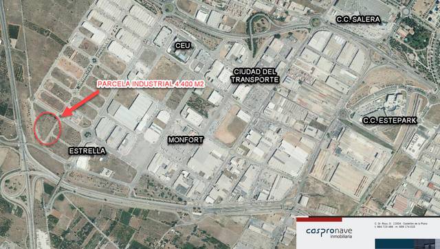 Terreno industrial en Venta en Calle Sector 09SUI UE2 Cl 20 en Ciutat del Transport - La Salera