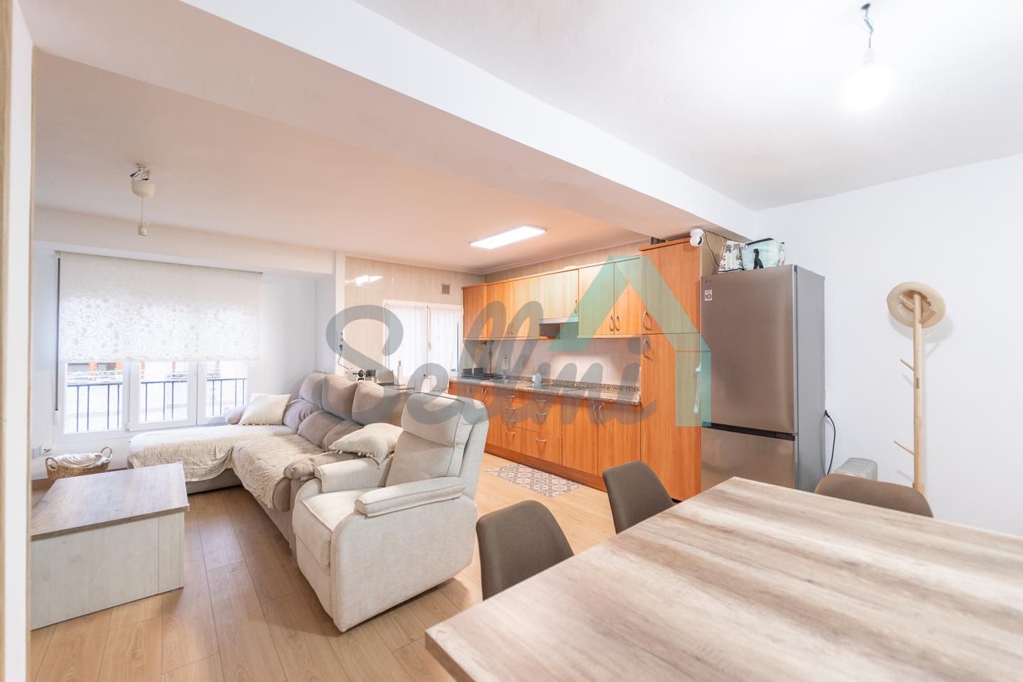 Kitchen of Flat to rent in Gijón   with Parquet flooring and Furnished