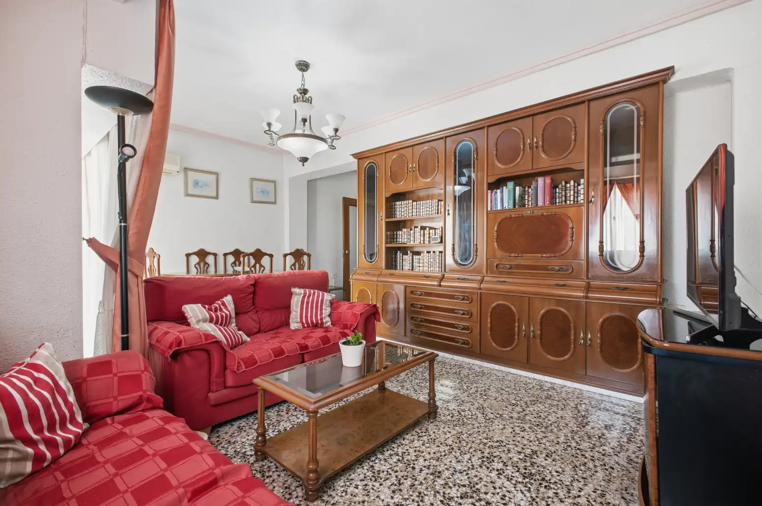 Sala d'estar de Pis en venda en Alaquàs amb Aire condicionat i Balcó