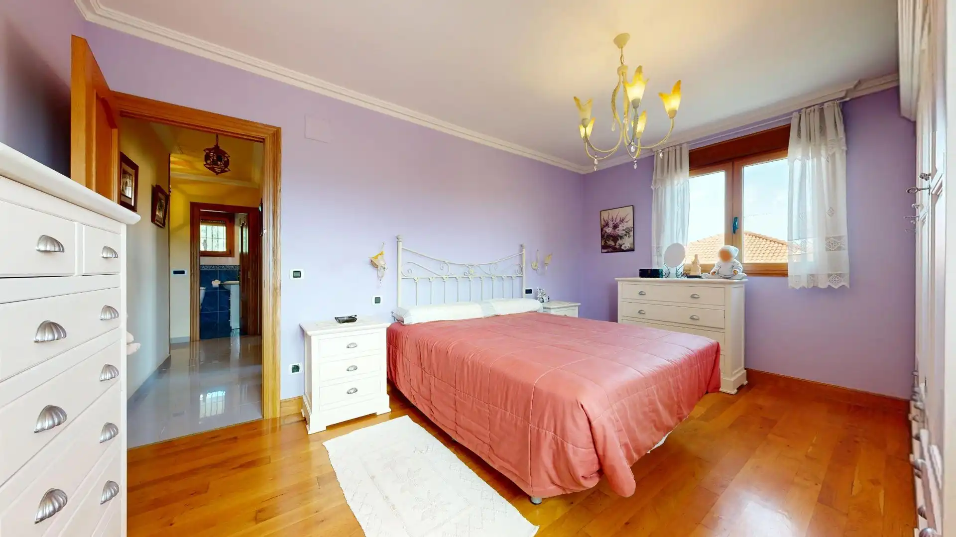 Schlafzimmer von Haus oder Chalet zum Verkauf in Valle de Mena mit Heizung, Privatgarten und Terrasse