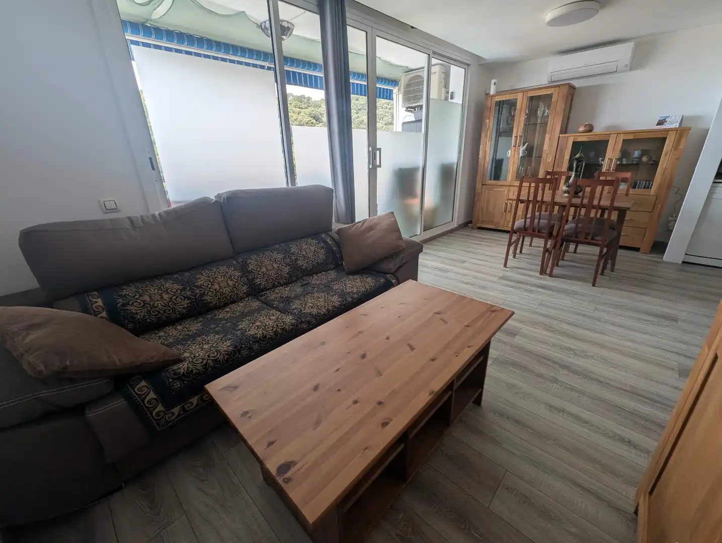 Sala de estar de Piso en venta en Santa Susanna con Aire acondicionado, Calefacción y Parquet