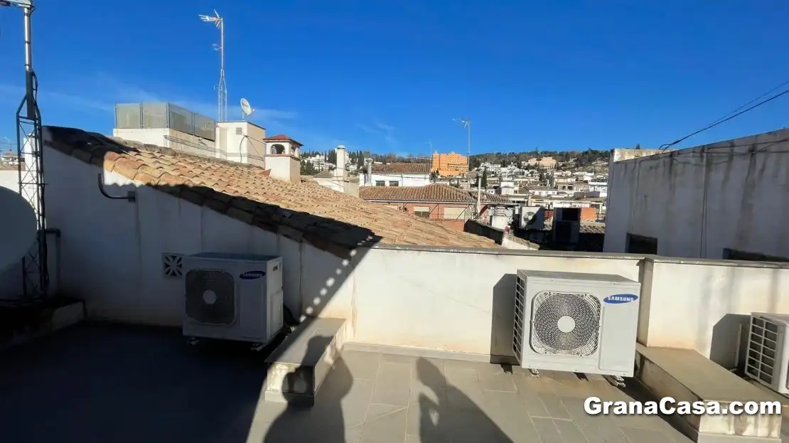 Terraza de Ático de alquiler en Granada con Aire acondicionado, Calefacción y Terraza