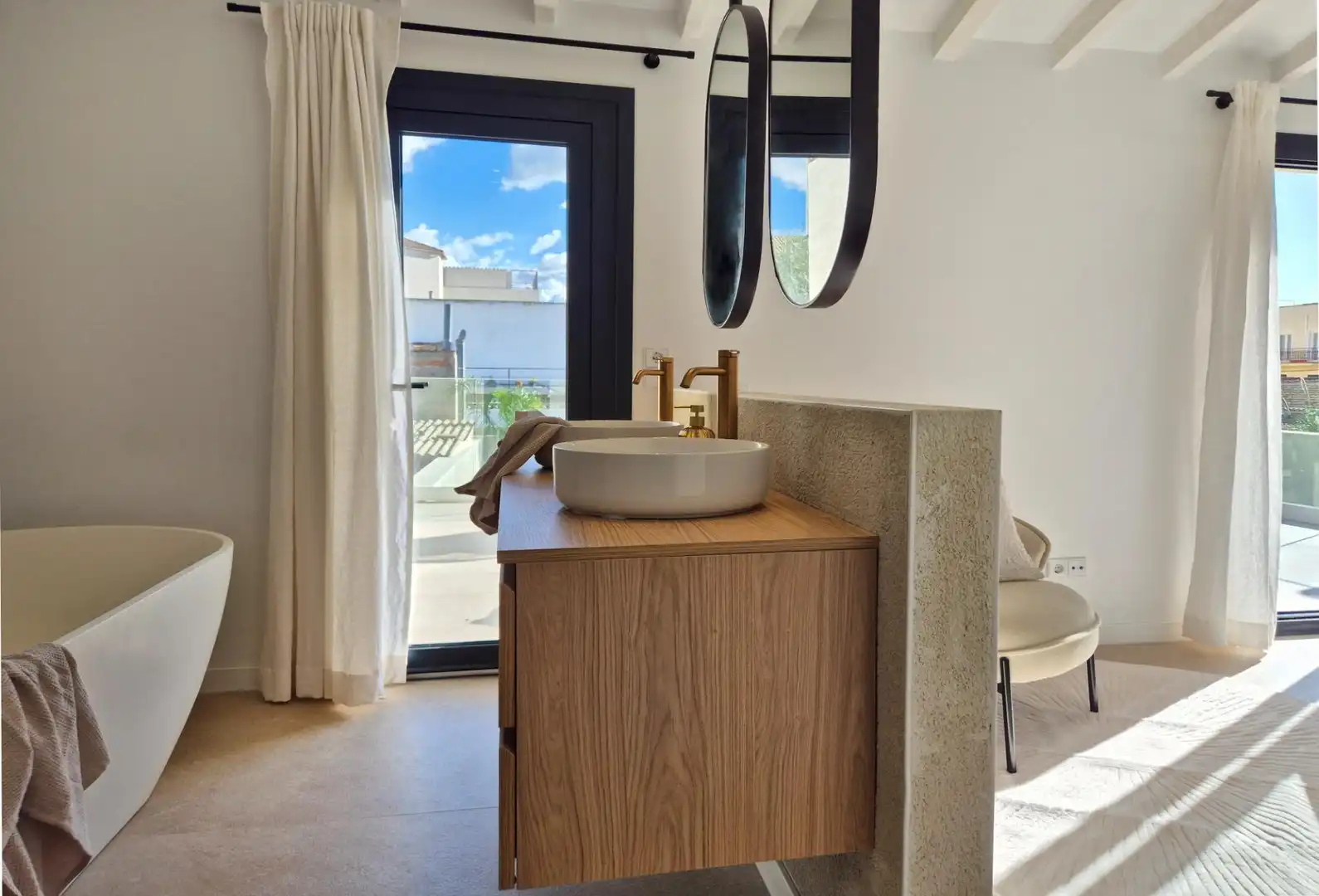 Bany de Casa o xalet en venda en  Palma de Mallorca amb Aire condicionat, Calefacció i Jardí privat