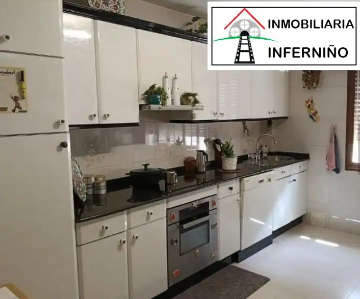 Kitchen of Flat for sale in As Pontes de García Rodríguez   with Heating and Storage room