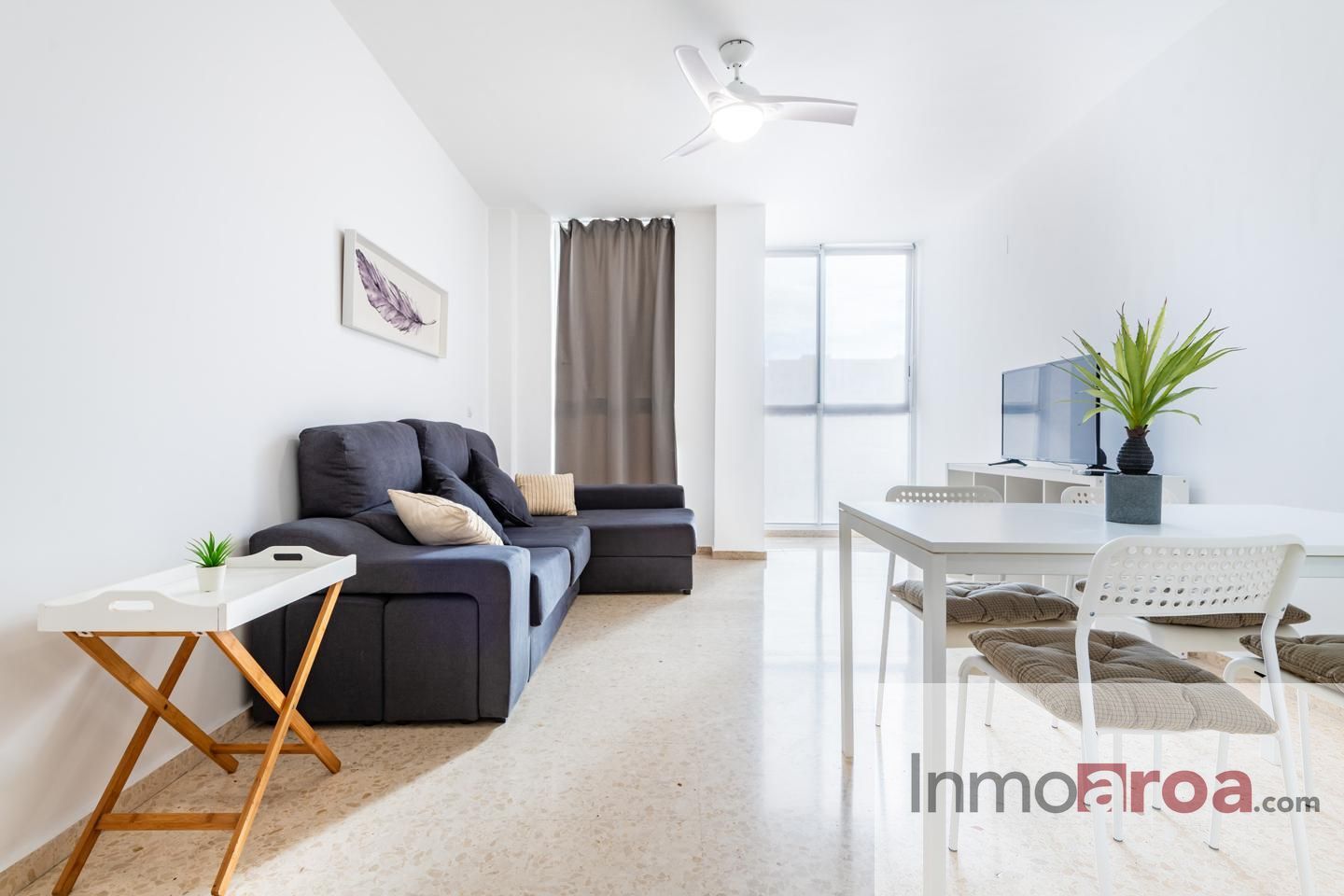 Sala d'estar de Pis en venda en Puçol amb Aire condicionat, Calefacció i Moblat