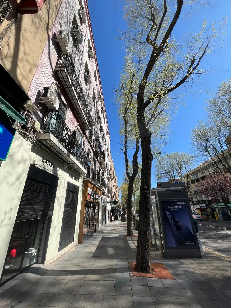 Vista exterior de Pis de lloguer en Madrid amb Aire condicionat, Calefacció i Moblat
