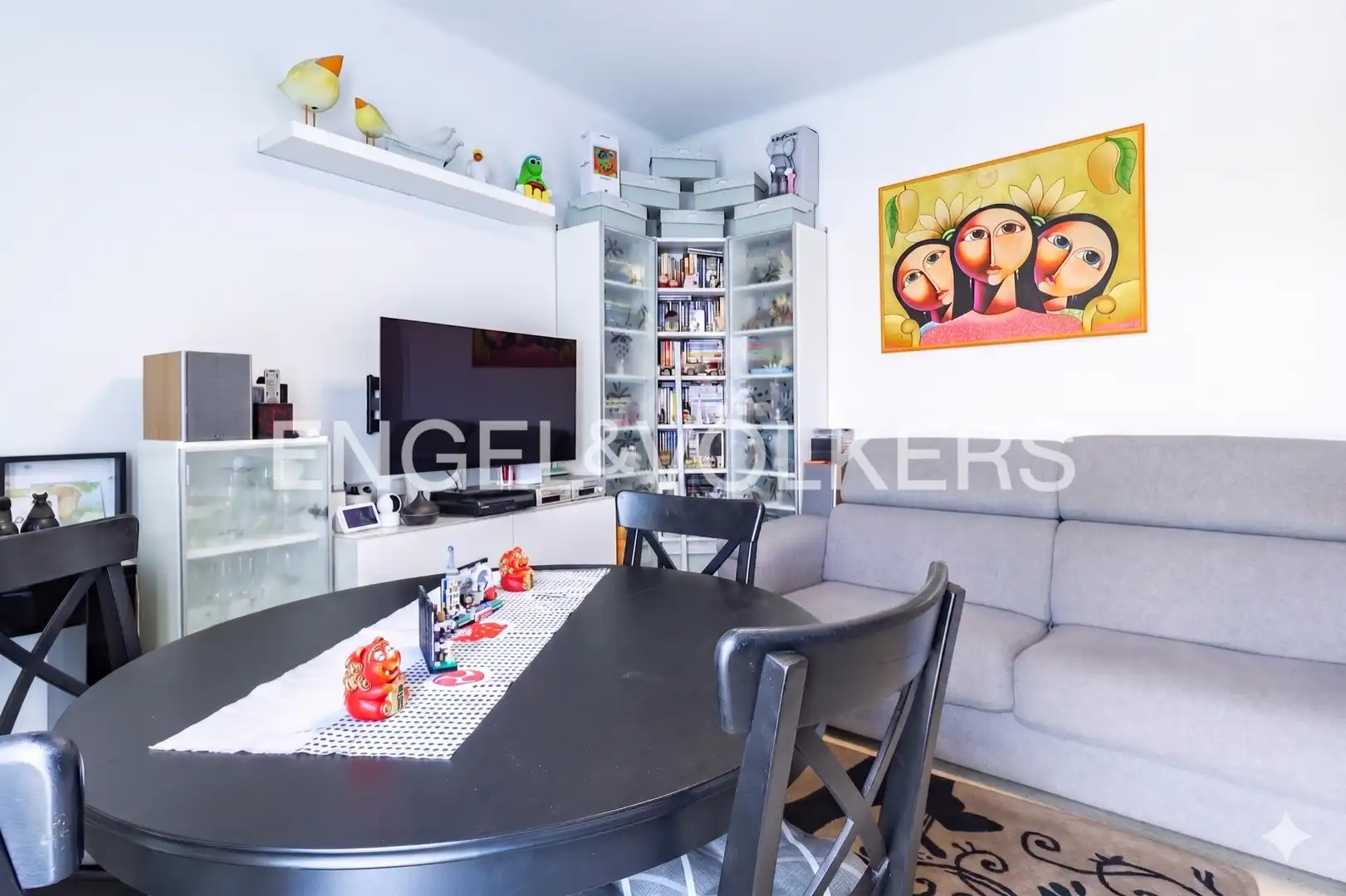 Sala d'estar de Àtic en venda en Barcelona amb Aire condicionat, Calefacció i Terrassa