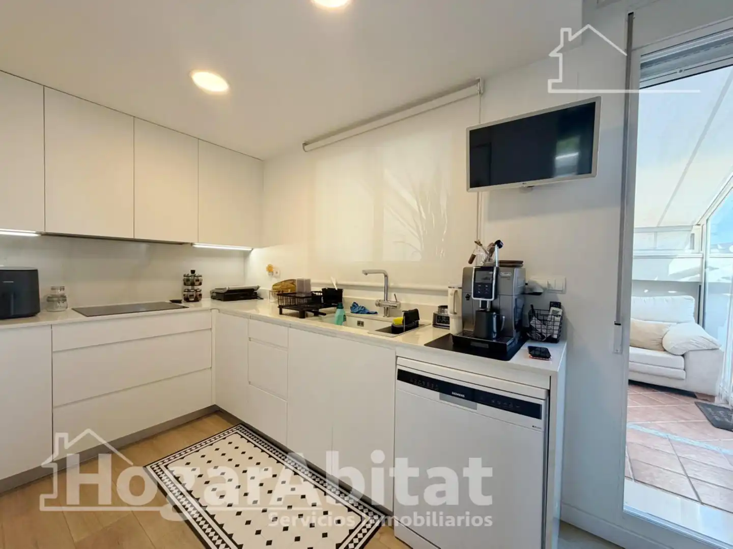 Kitchen of Attic for sale in Chiva  with Air Conditioner and Terrace