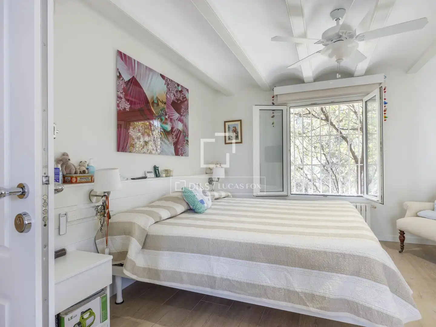 Habitación de Finca rústica en venta en Rocafort con Aire acondicionado, Jardín privado y Terraza