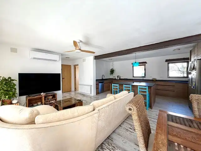 Sala de estar de Casa o chalet en venta en Dénia con Aire acondicionado, Calefacción y Jardín privado